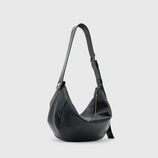 AllSaints Madea Leather Shoulder Bag In Black
