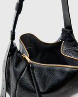 AllSaints Madea Leather Shoulder Bag In Black