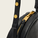 Allsaints Rosalie Arc Leather Crossbody Bag