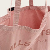 AllSaints Underground Logo Printed Tote Bag Bramble Pink