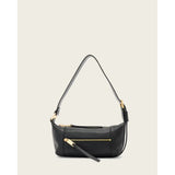 AllSaints Vega Leather Mini Bag In Black