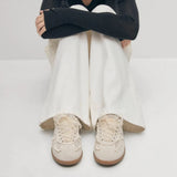 Alohas Tb.490 Crochet Cream Leather Sneakers