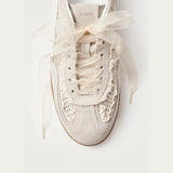Alohas Tb.490 Crochet Cream Leather Sneakers