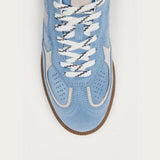 Alohas Tb.490 Rife Leather Sneakers in Cornflower Blue Cream