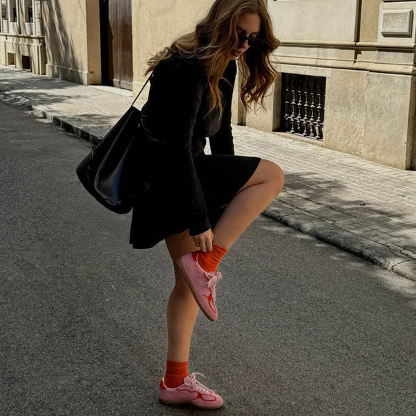 Alohas Tb.490 Rife Sea Pink Leather Sneakers