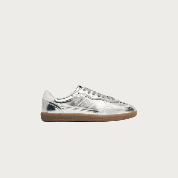 Alohas Tb.490 Rife Shimmer Silver Cream Leather Sneakers
