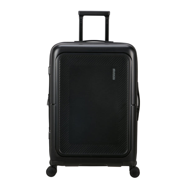 American Tourister DashPop 67cm Spinner (4 wheels) in True Black