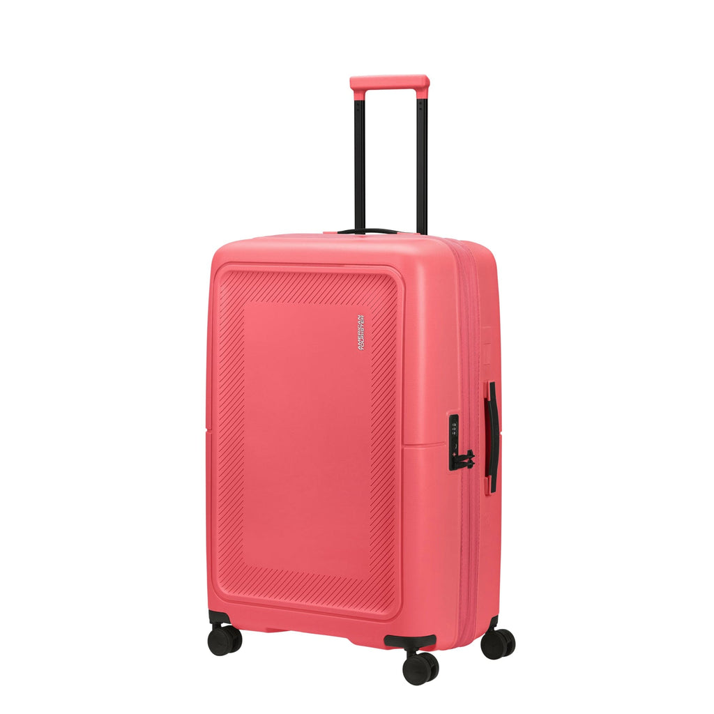 Pink Spinner American Tourister DashPop 77cm Spinner (4 wheels) in Sugar Pink
