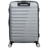 American Tourister Flashline 67cm Medium Check-in Spinner Suitcase In Sky Silver