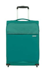 American Tourister Lite Ray Luggage-Carry-On Luggage,Upright 55, Forest Green
