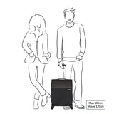 American Tourister Lite Ray Spinner 55 Expandable jet black