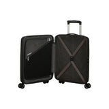 American Tourister Rejoy 55cm Cabin Spinner Suitcase In True Black