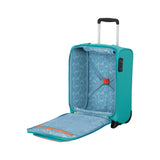 American Tourister Sea Seeker 45cm Upright 2 Wheel Suitcase In Aqua Green
