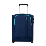 American Tourister Sea Seeker 45cm Upright 2 Wheel Suitcase In Combat Navy