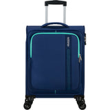 American Tourister Sea Seeker 55cm Cabin Spinner Suitcase In Combat Navy