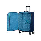 American Tourister Sea Seeker 68cm Medium Check-in Spinner Suitcase In Combat Navy