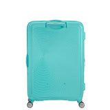 American Tourister Soundbox 4 Wheel Expandable Suitcase 67cm Poolside Blue