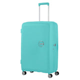 American Tourister Soundbox 4 Wheel Expandable Suitcase 67cm Poolside Blue