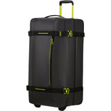 American Tourister Urban Track 78.5cm Duffle With Wheels In Black/Lime