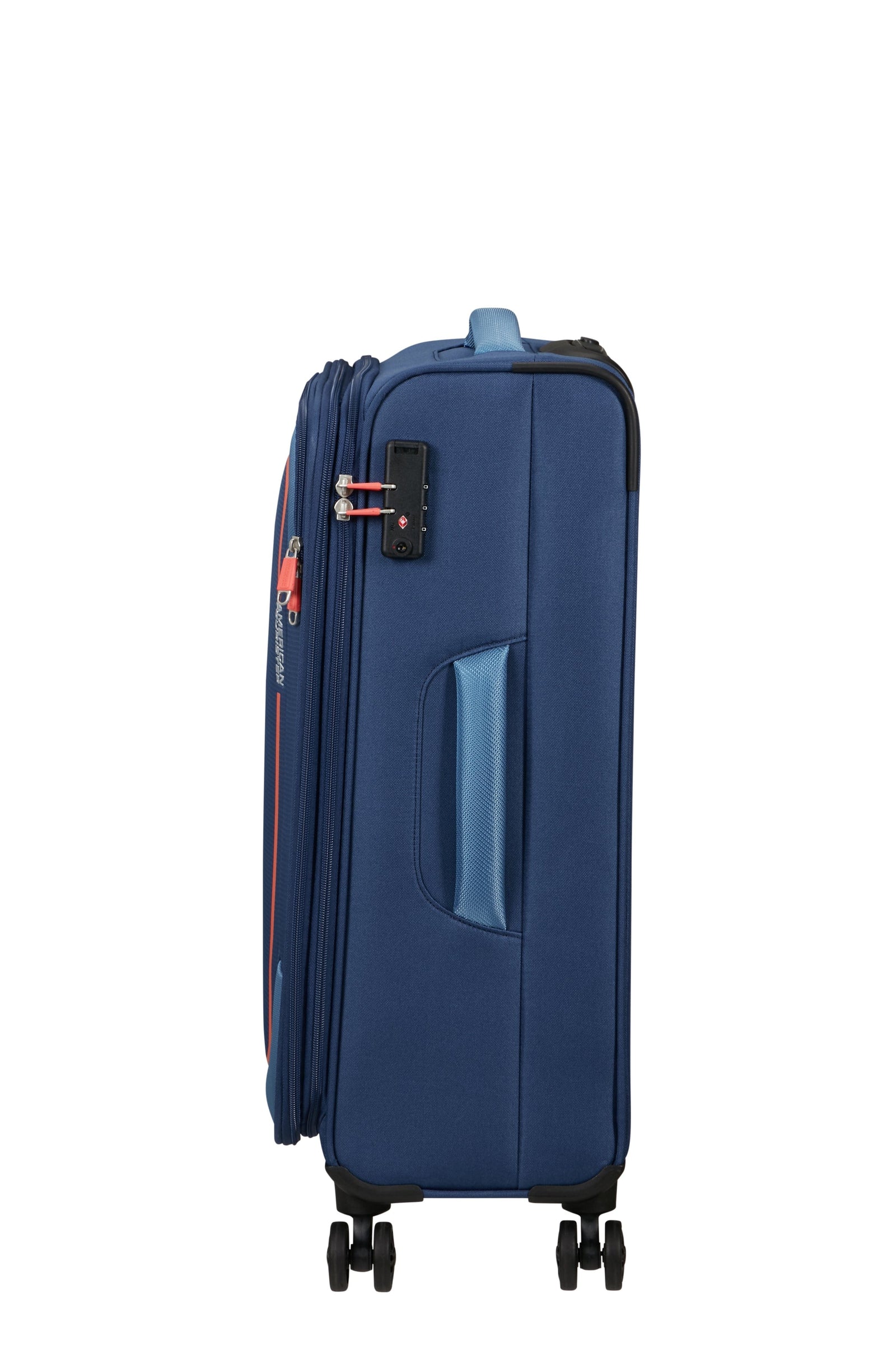 American Tourister Pulsonic Spinner 68 Exp Combat Navy