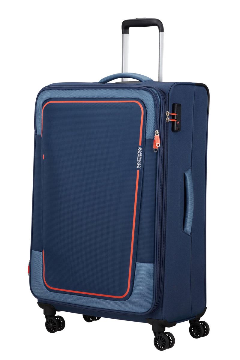 American tourister deals blue suitcase