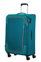American Tourister Pulsonic Spinner 81cm Exp in Stone Teal