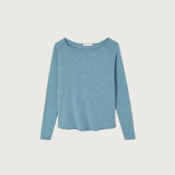 Amaerican Vintage Sonoma Long Sleeve T-Shirt In Peacock Vintage