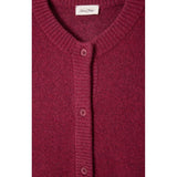 American Vintage Cardigan Damsville In Burgundy