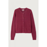 American Vintage Cardigan Damsville In Burgundy