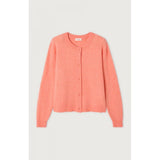 American Vintage Cardigan Damsville In Goyave Melange
