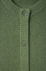 American Vintage Damsville Cardigan in Turtle Green