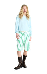 American Vintage Damsville Scoop Neck Jumper in Crystal Blue