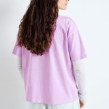 American Vintage Fizvalley T-shirt In Parme Vintage