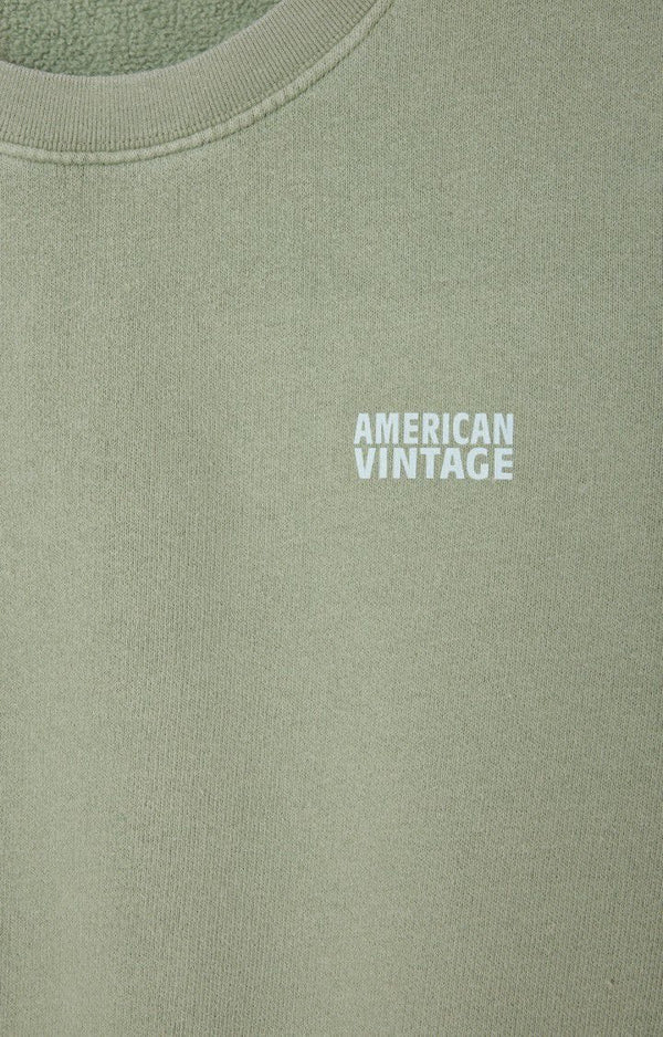American Vintage Izubird Sweatshirt in Vintage Clay