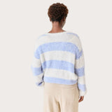 American Vintage Jumper Niby In Givre Stripe