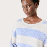 American Vintage Jumper Niby In Givre Stripe