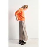 American Vintage Jumper Vitow In Fluorescent Carrot Melange