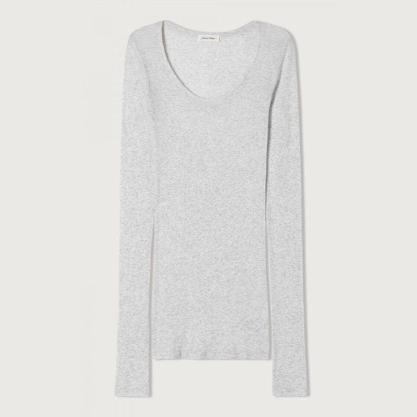 American Vintage Massachusetts Women's T-Shirt in Heather Gray