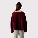 American Vintage Sweater Vitow In Dark Red