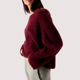 American Vintage Sweater Vitow In Dark Red
