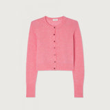 American Vintage Women's Cardigan Razpark in Candy Pink Melange