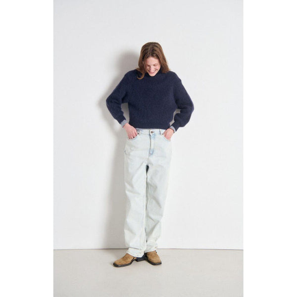 American Vintage Women's jumper East in Navy Melange