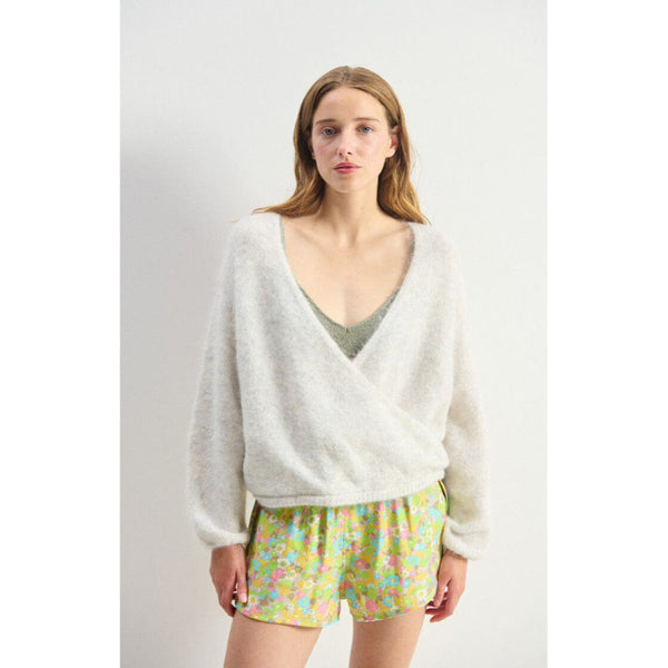 American Vintage Women's jumper Nuny in Polar Melange