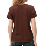 American Vintage Women's T-shirt Jacksonville in Vintage Brownie