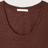 American Vintage Women's T-shirt Jacksonville in Vintage Brownie