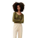 American Vintage Women's T-shirt Jacksonville in Vintage Bush