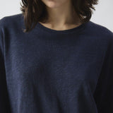 American Vintage Women's t-shirt Sonoma in Navy Blue Vintage