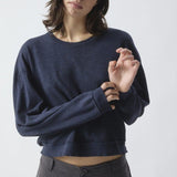 American Vintage Women's t-shirt Sonoma in Navy Blue Vintage