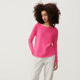American Vintage Women's T-Shirt Sonoma in Pink