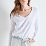 American Vintage Women's T-shirt Sonoma in White